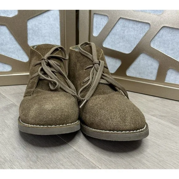 J CREW CREWCUTS Calvert BIG BOYS SUEDE LEATHER DRESS BOOTS SHOES KIDS k 6 - Picture 4 of 6